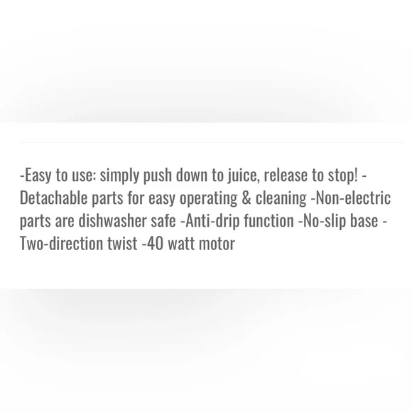 NIB ECO+CHEF CITRUS JUICER - Picture 5 of 5